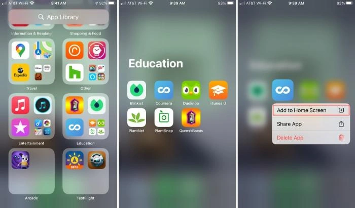 How to Move Apps on iPhone to the App Library Small