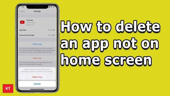 How to Uninstall Apps on iPhone from the Home Screen Small