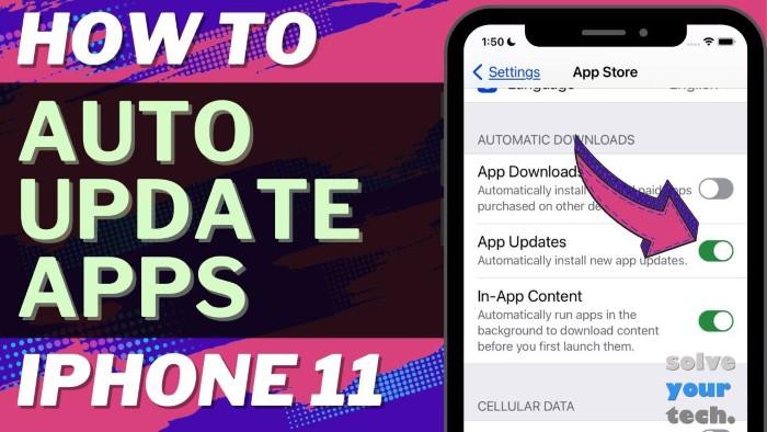 How to Update Apps on iPhone Using Cellular Data Small