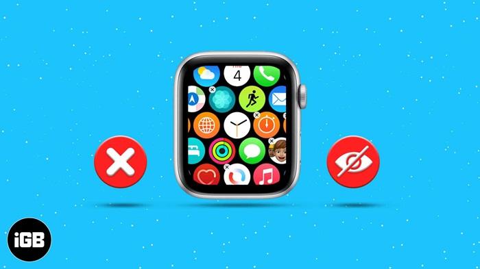 How to delete or hide Apple Watch apps