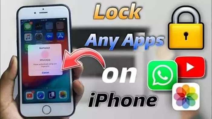 lock apps iphone