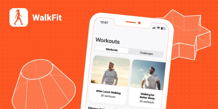 Key Features of the WalkFit App
